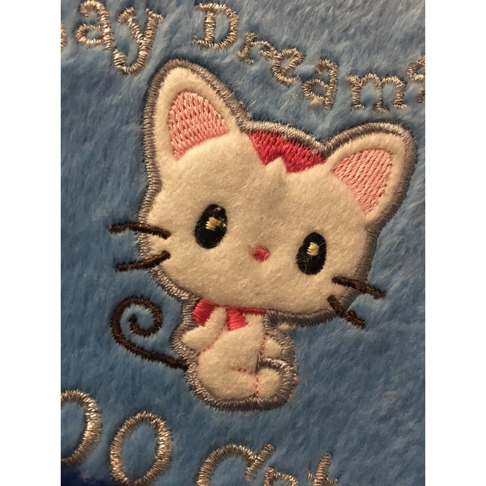 Sanrio 100 Cats Journal Day dreams & Sweet dreams Duo sections Fuzzy Lock & Key - Picture 4 of 5